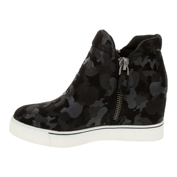 Black Camo wedge sneakers - Picture 3 of 5